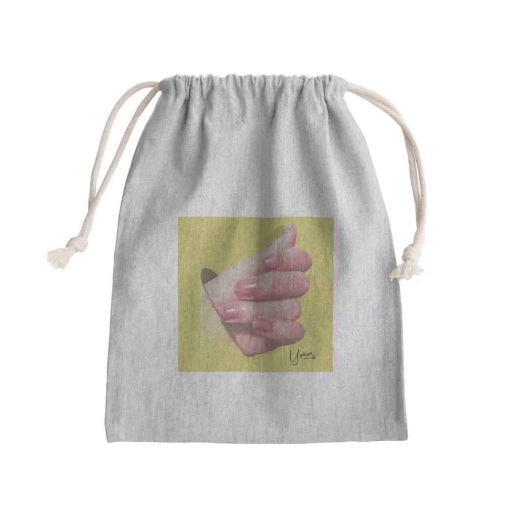 yukikohorie_saxのネイル塗った② Mini Drawstring Bag