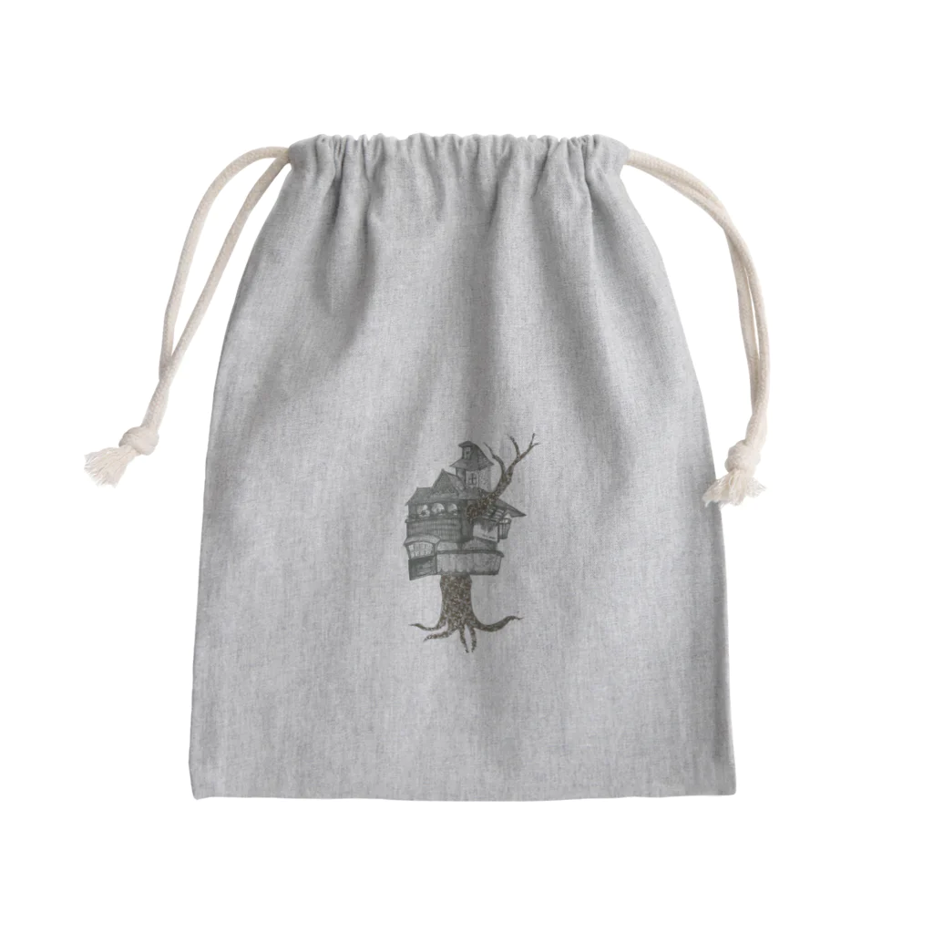 NISHI のtree house Mini Drawstring Bag