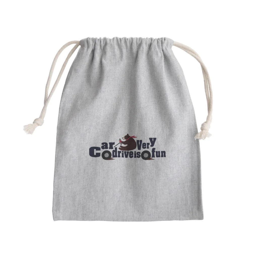 キッズモード某のクマドライバー Mini Drawstring Bag