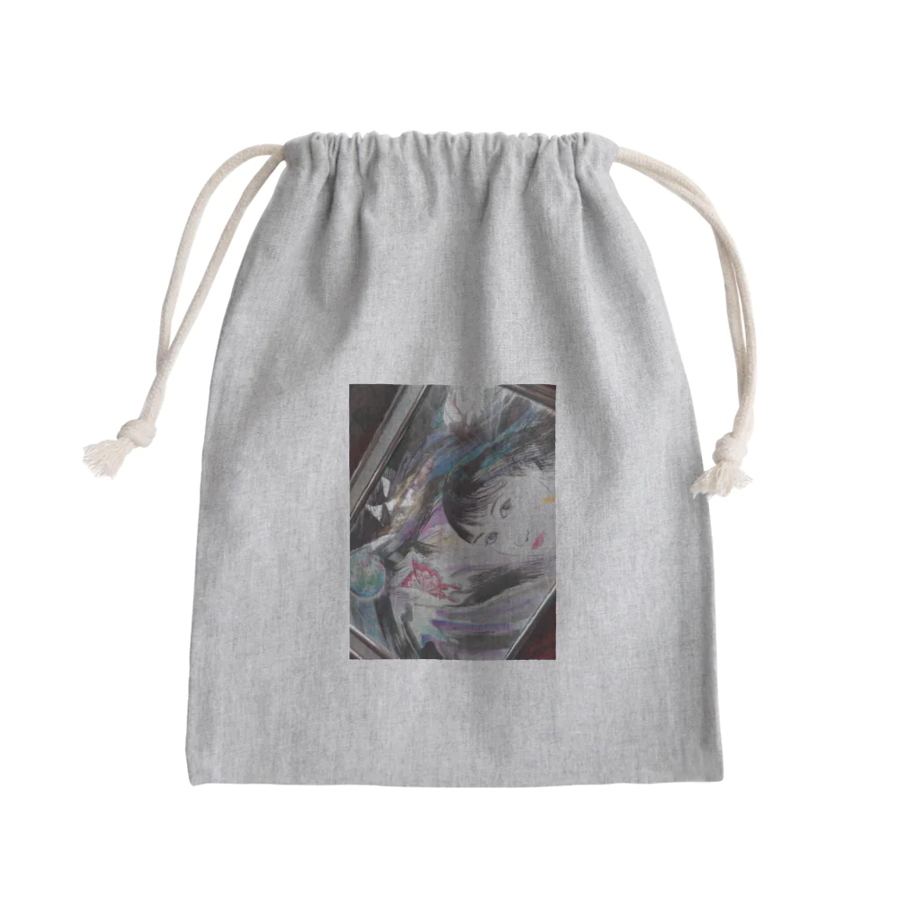 おの月夜の宴 Mini Drawstring Bag