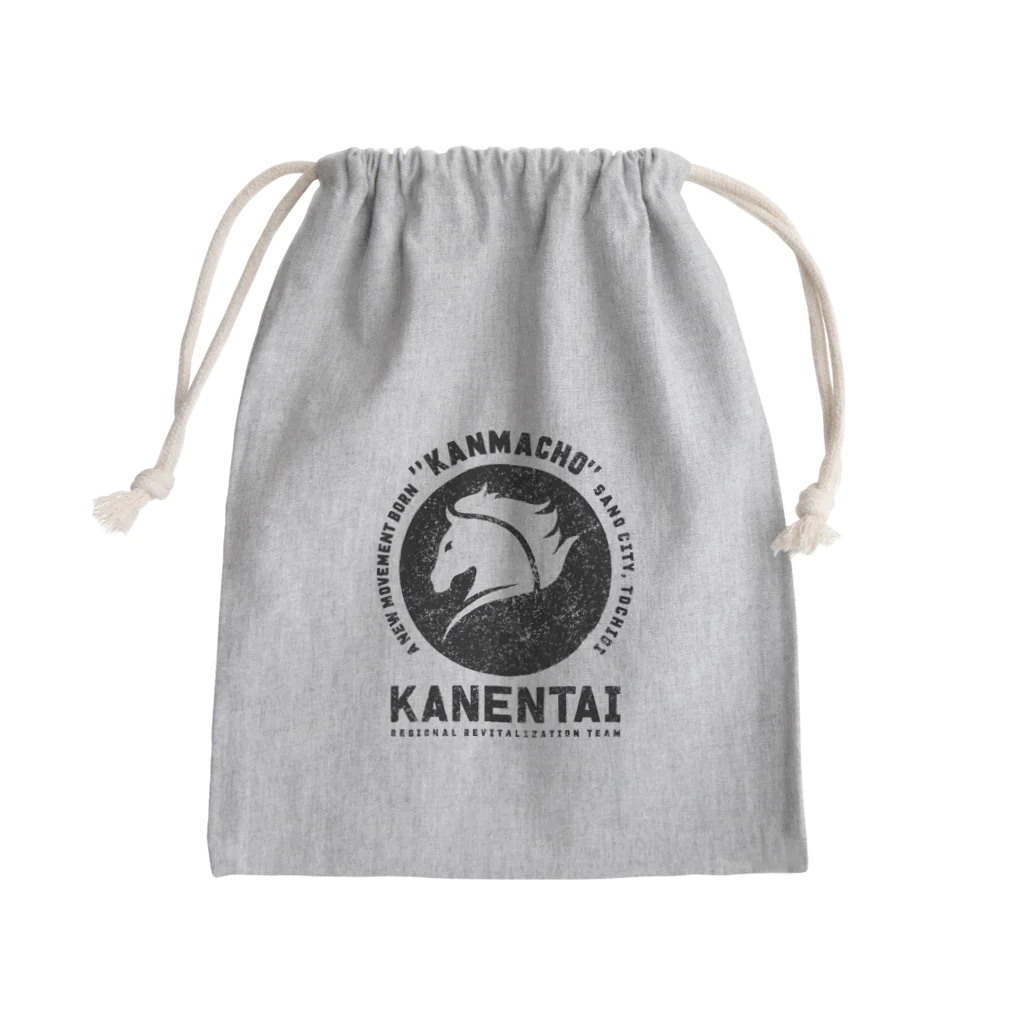 UNIREBORN WORKS ORIGINAL DESGIN SHOPのKANENTAI Mini Drawstring Bag