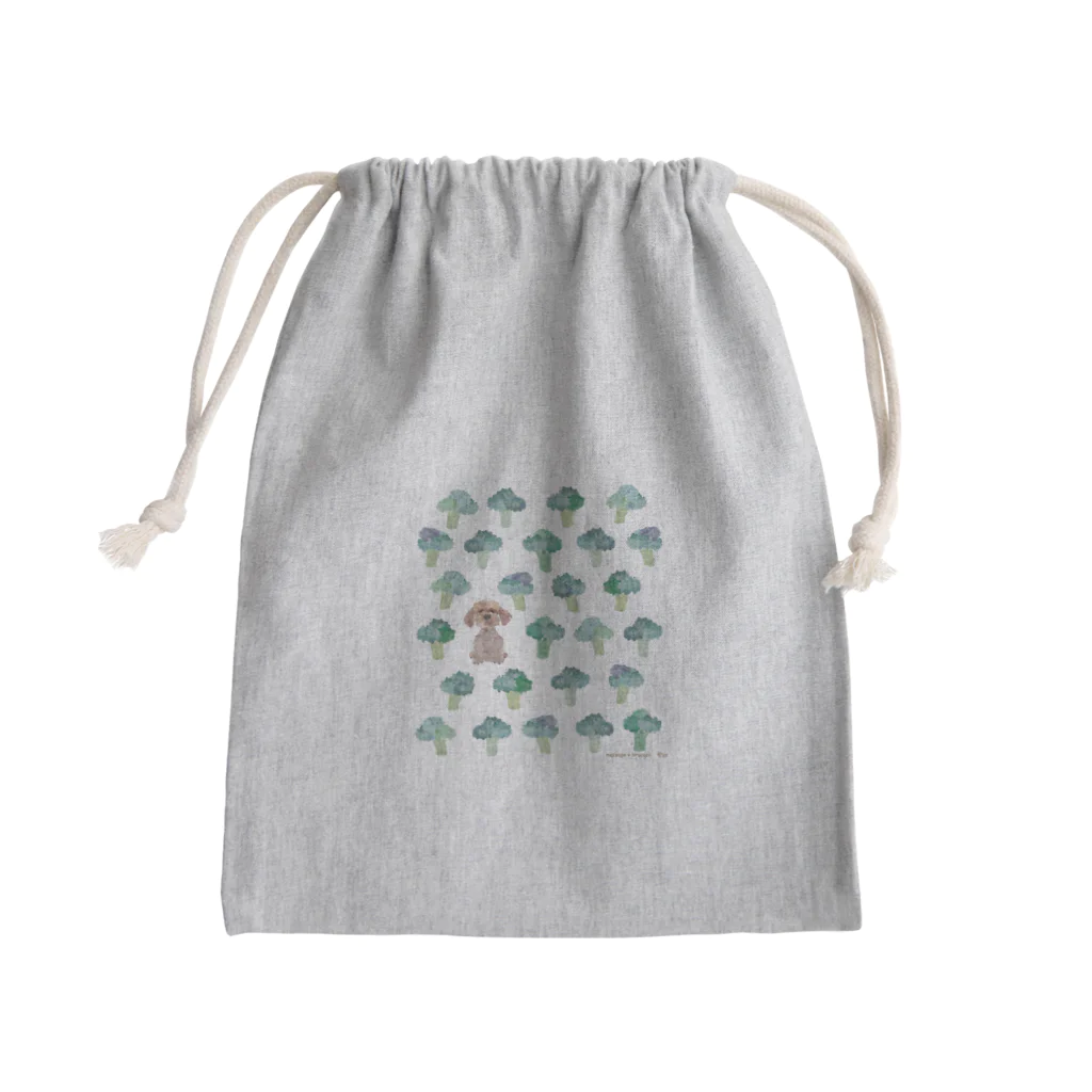 gugumorimoriのまつげブロッコリー Mini Drawstring Bag