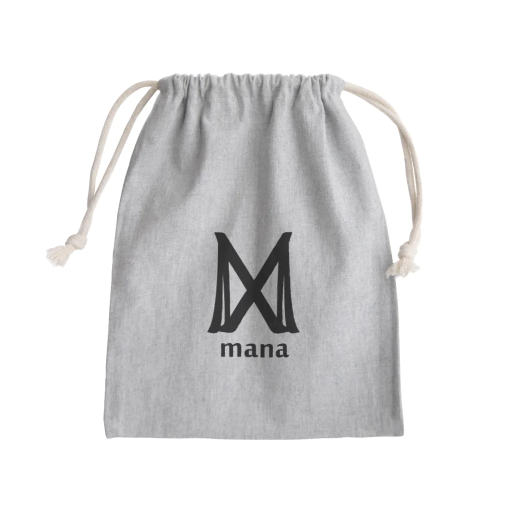 manaのmana きんちゃく Mini Drawstring Bag