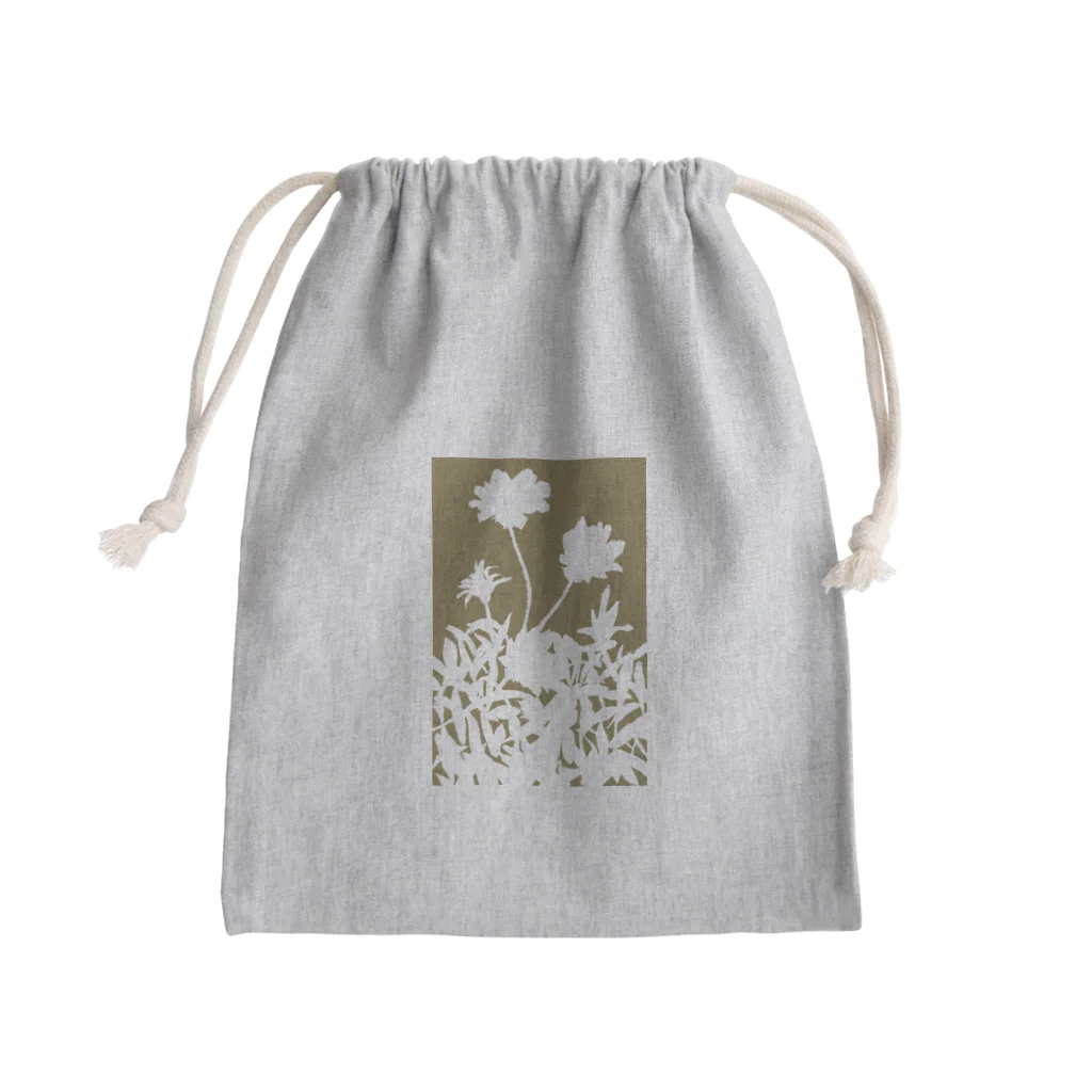 気ままに創作　よろず堂の花咲く小径⑤きいろ Mini Drawstring Bag