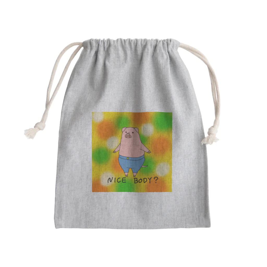 miritakaの時間のナイスバディ Mini Drawstring Bag