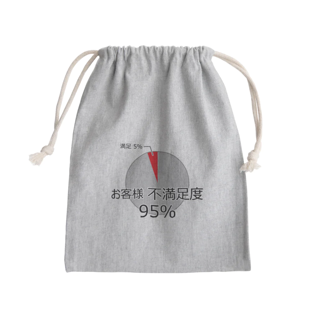 思う屋の恐ろしい数字 Mini Drawstring Bag