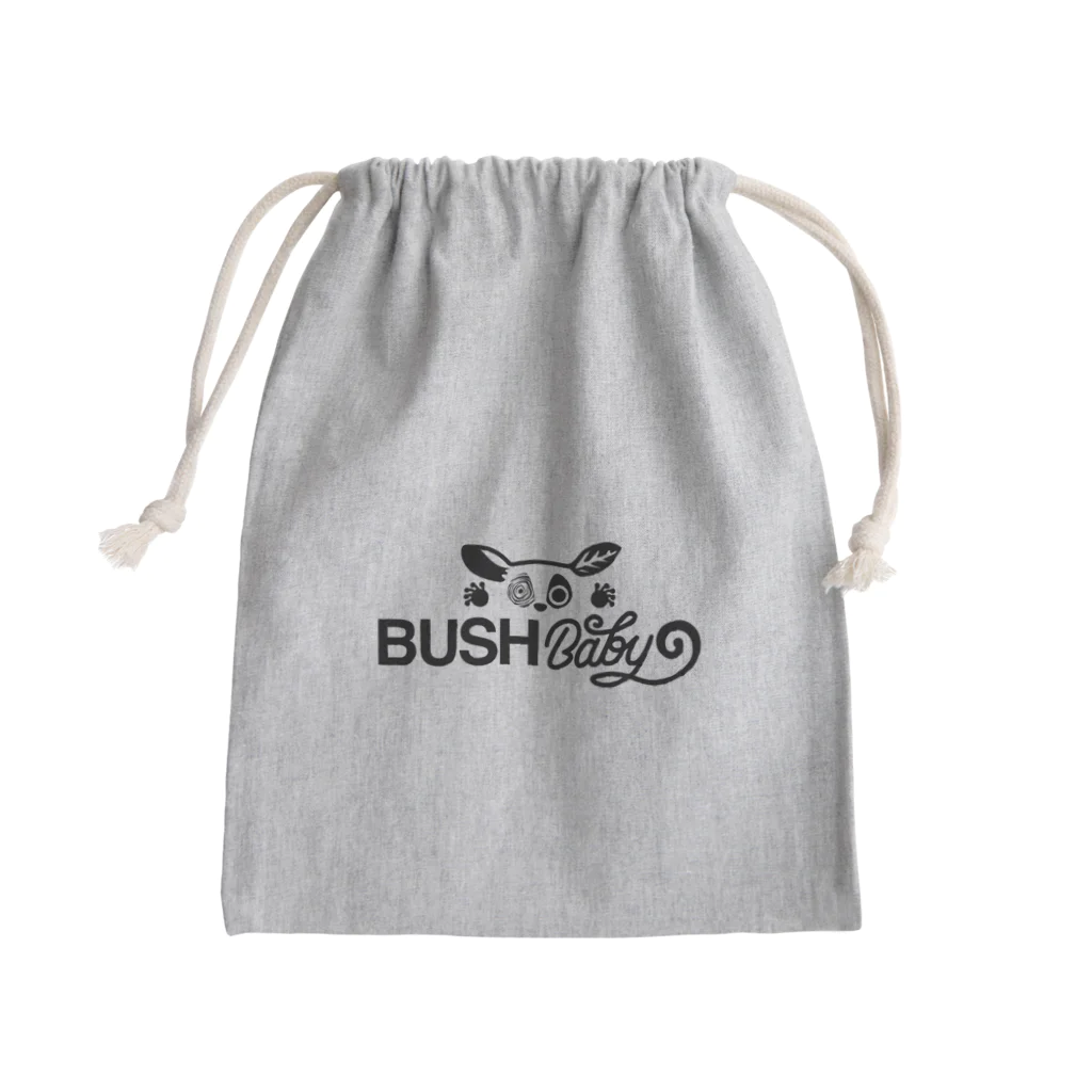 Bushesのブッシーズ　ロゴ　きんちゃく Mini Drawstring Bag