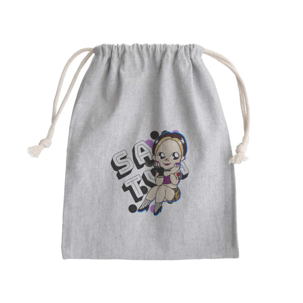 さてゃぴぴショップのセクシーさてゃ！ Mini Drawstring Bag