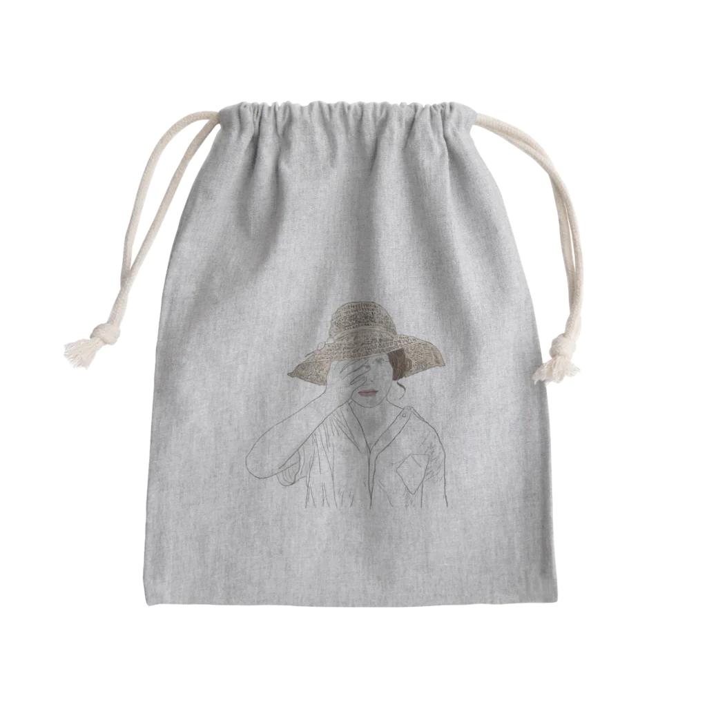 monacoocの見たくないものは見なくていいよ Mini Drawstring Bag