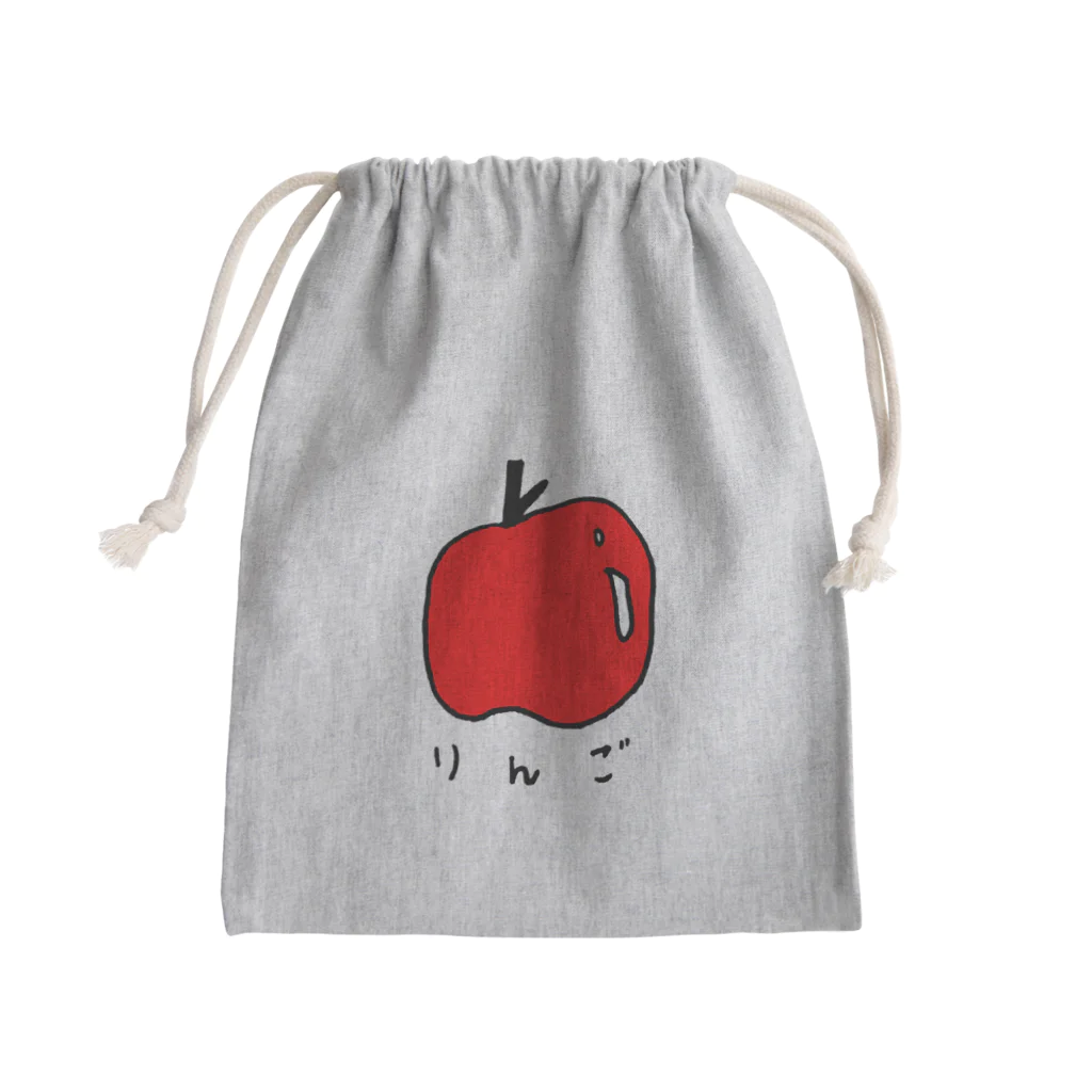 egocoro-nashiの真っ赤なりんご🍎 Mini Drawstring Bag