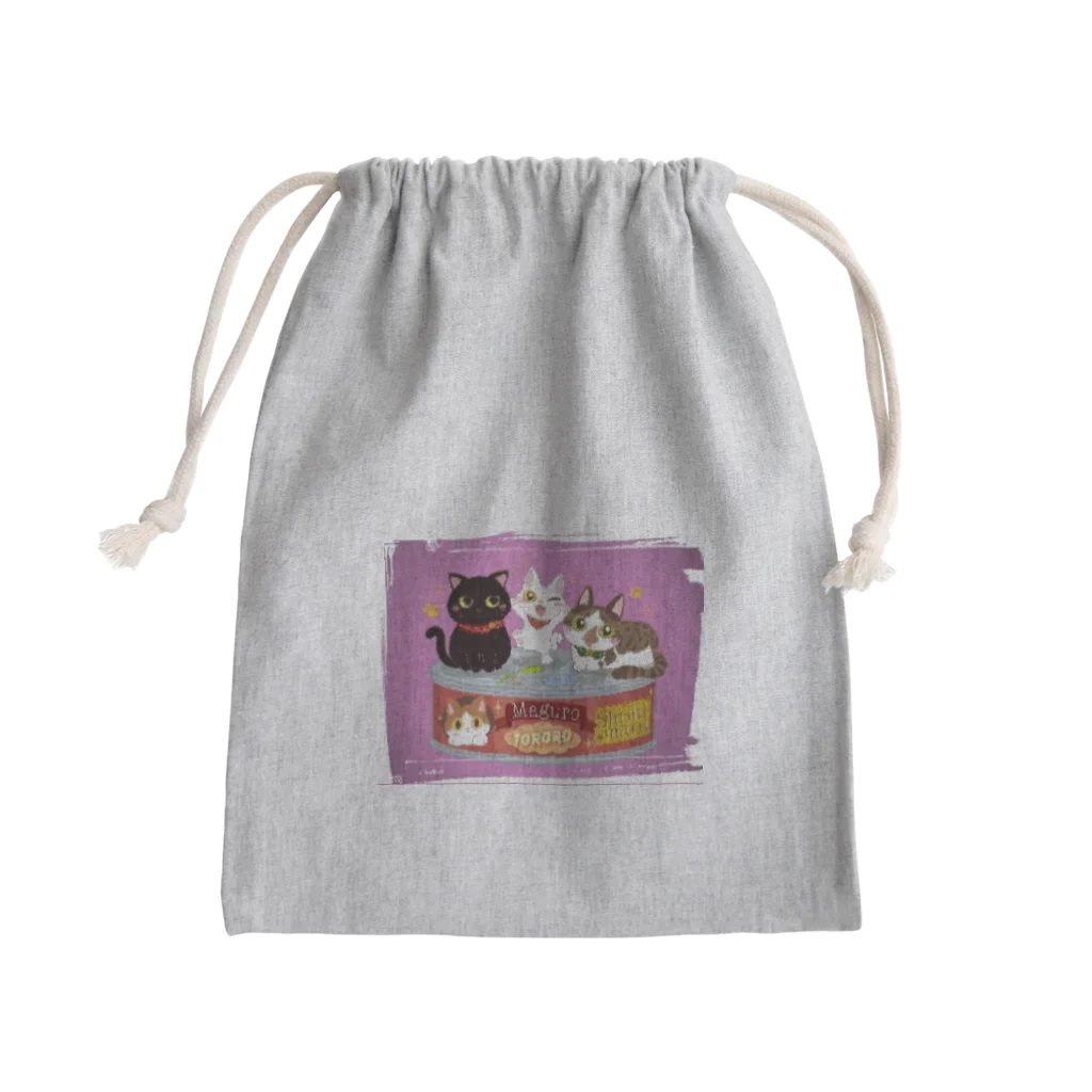 3Nyan's Mom 〜猫グッズ屋さん〜のスリーニャンズ ① Mini Drawstring Bag