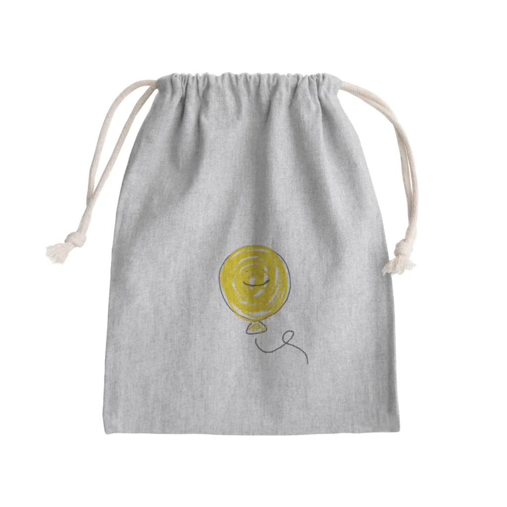 地味にエモい 手書きキャラのふうせん🎈ゆら〜 Mini Drawstring Bag