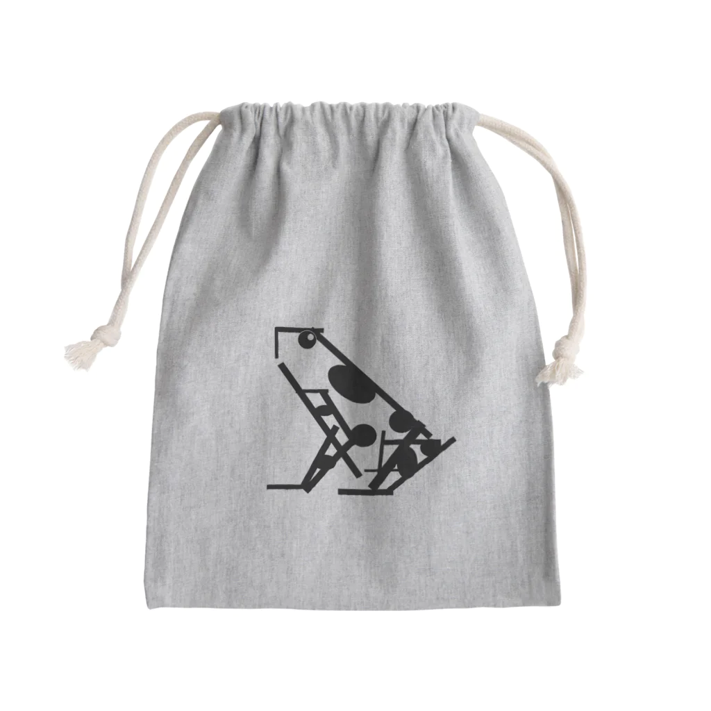 かえるのヤドクガエル Mini Drawstring Bag