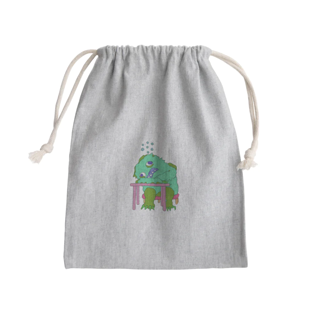 Mirai Gotoのdepressed yeti (dizziness) Mini Drawstring Bag