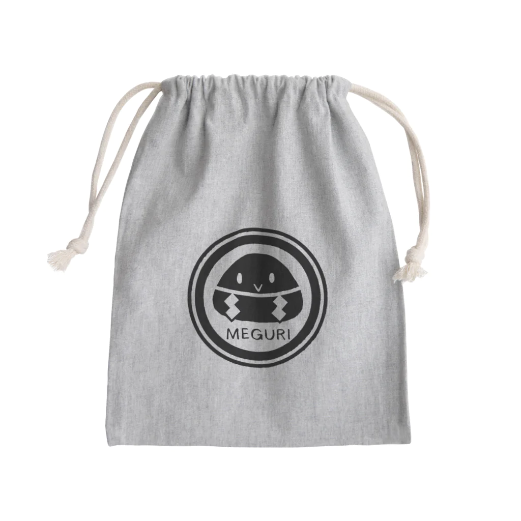 めぐちゃんショップのめぐりロゴ Mini Drawstring Bag