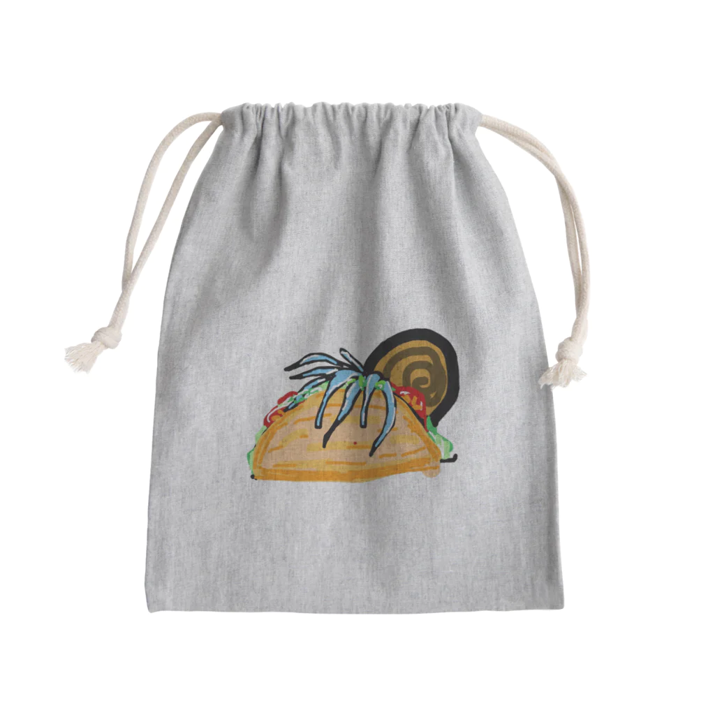 ゼラチンゴキブリのアンモナイトタコス Mini Drawstring Bag