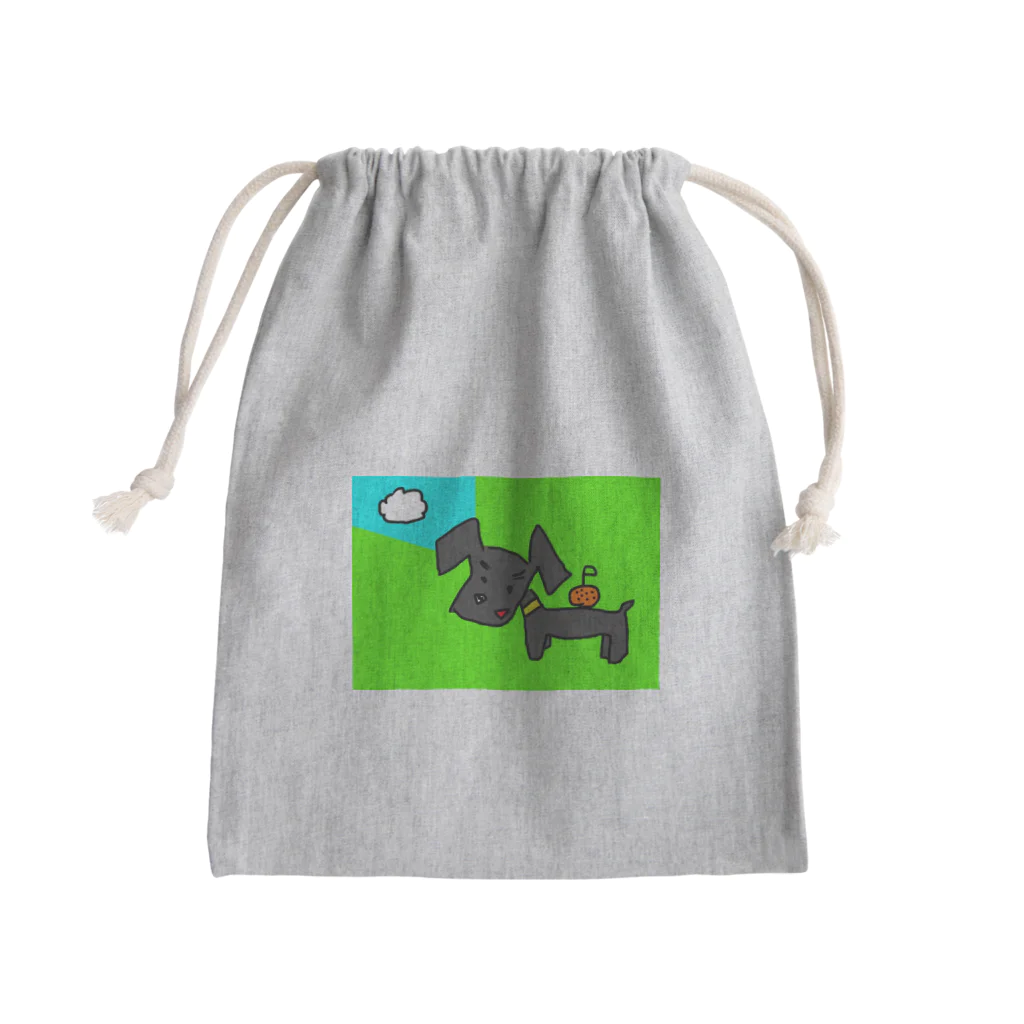 ファッションブランドたまねぎ親方のわん Mini Drawstring Bag