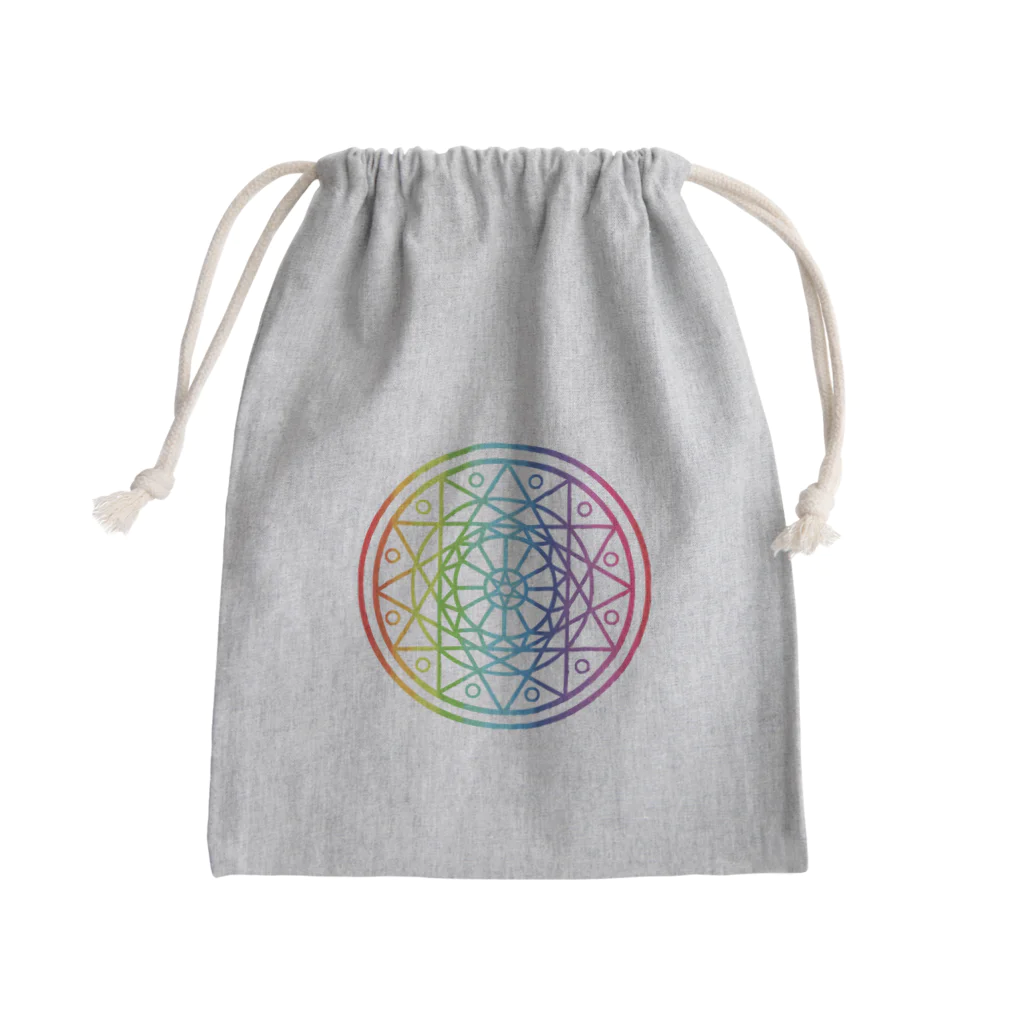 Snow Tailの魔方陣 Mini Drawstring Bag