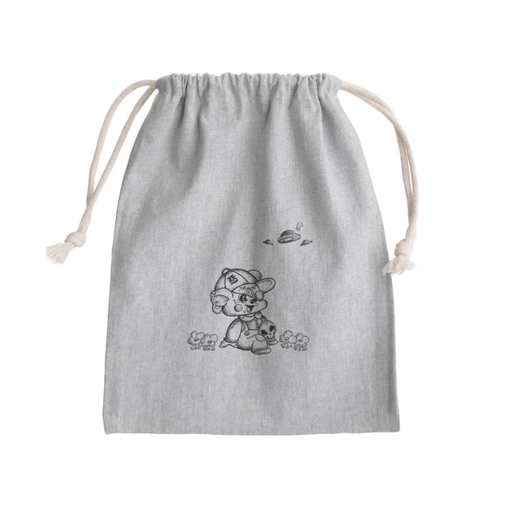 RADのねずみ君と宇宙人 Mini Drawstring Bag