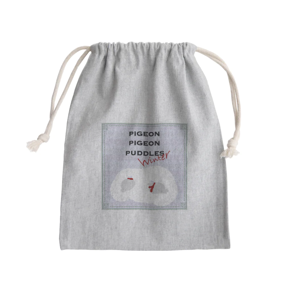 PIGEON PIGEON PUDDLESのP.P.P.Winter Mini Drawstring Bag