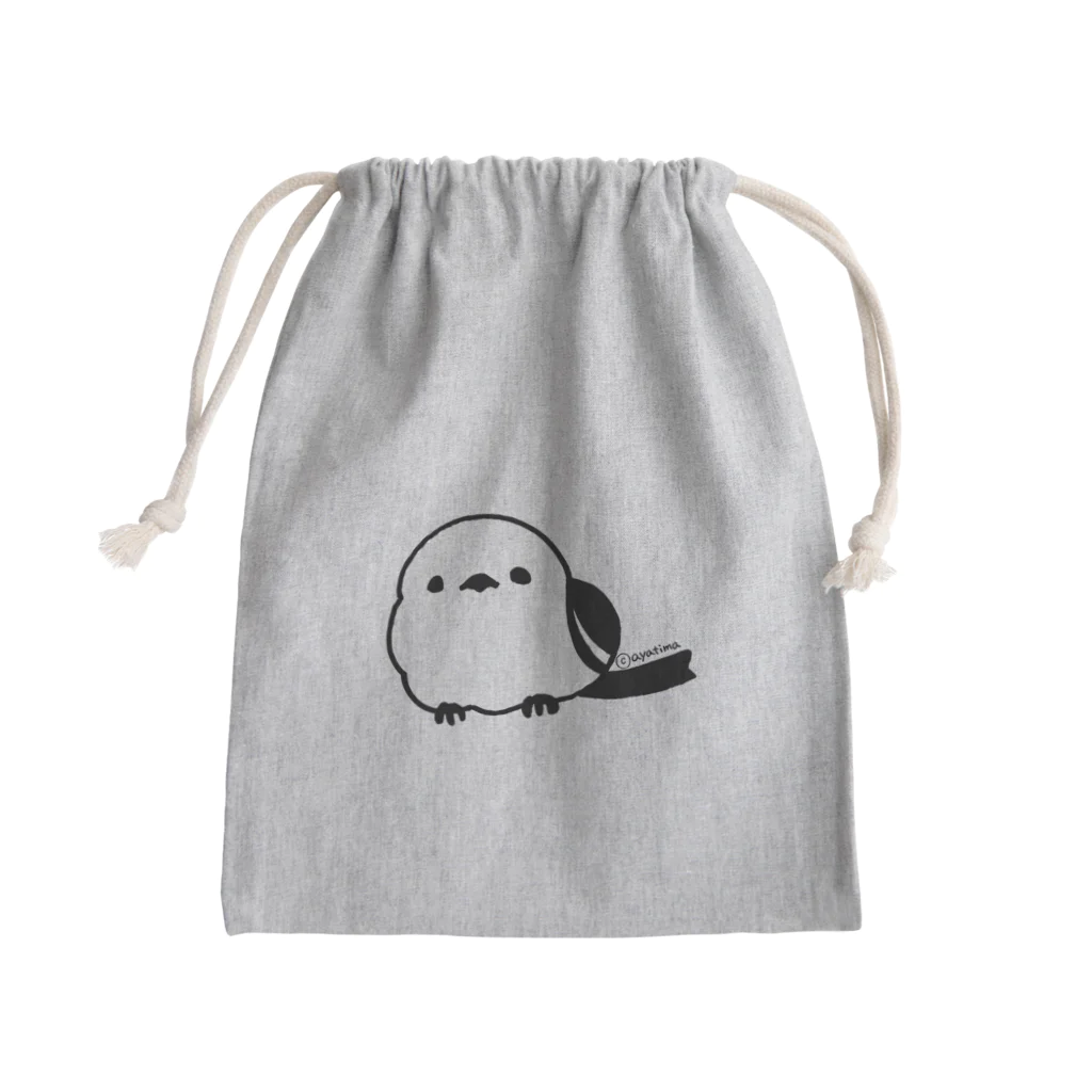松砂丸商店のシマエナガ Mini Drawstring Bag