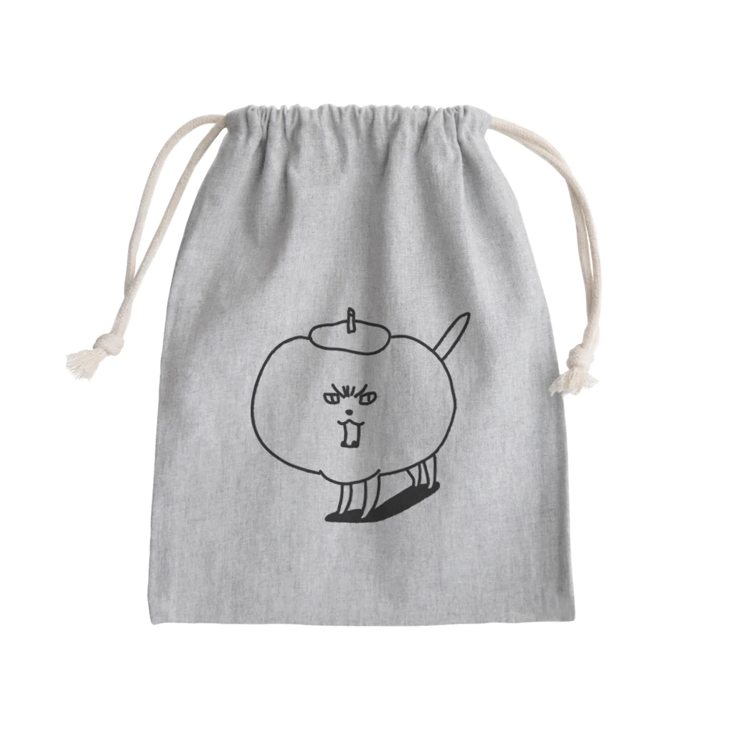 mogulのかきねこちゃん Mini Drawstring Bag