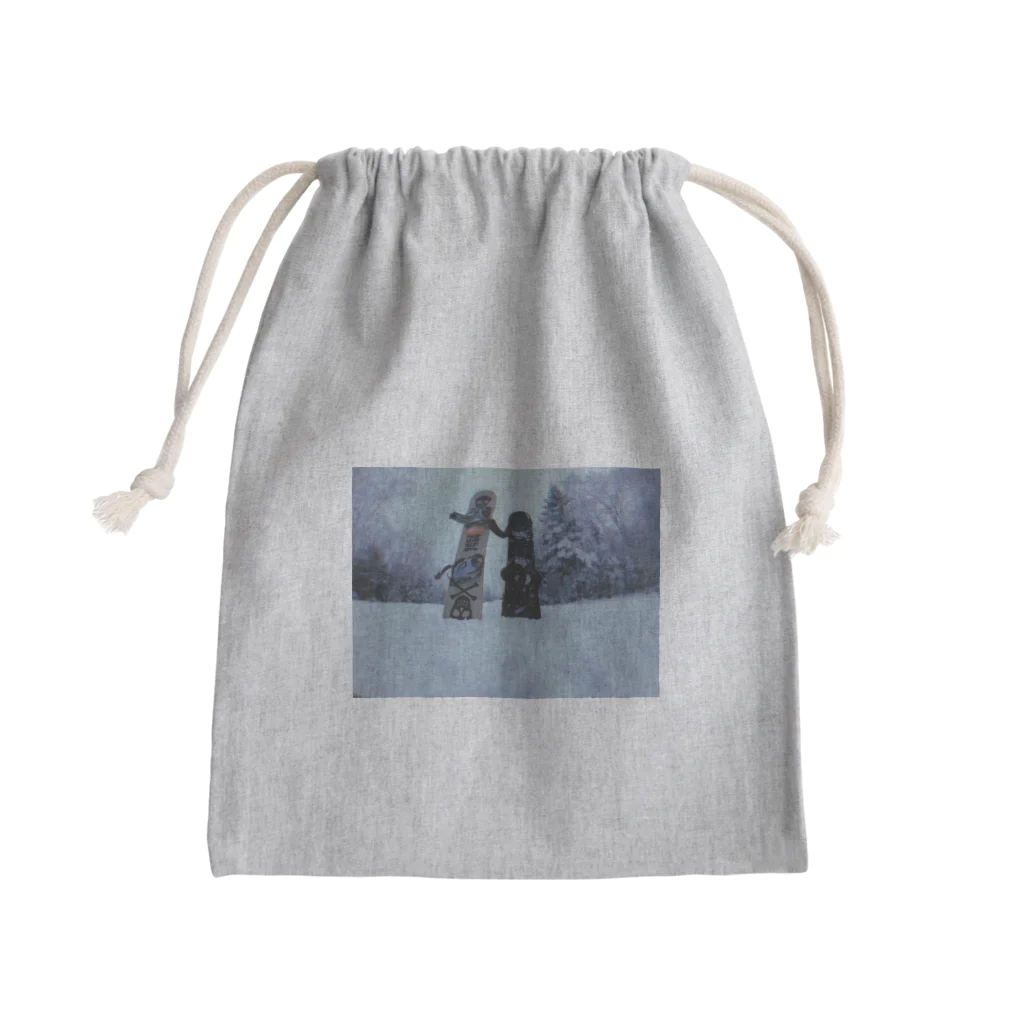 jura_iijimaのsnowboard!! Mini Drawstring Bag