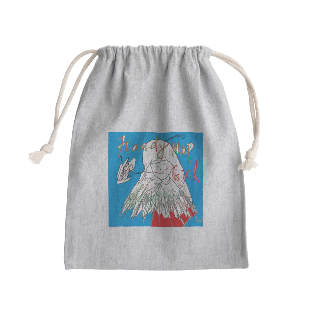 水草のHandyMopGirl Mini Drawstring Bag