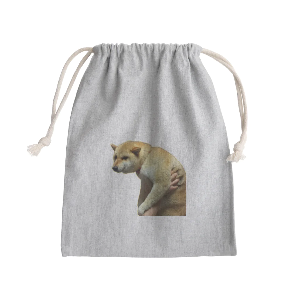 柴犬しばわんこhana873の微妙な表情のもふもふ柴犬しばいぬ Mini Drawstring Bag