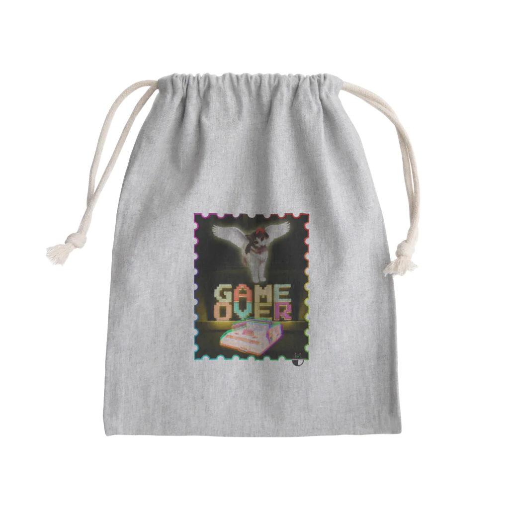 𝙈𝙊𝙈𝙊'𝙨 𝙎𝙝𝙤𝙥のGAME-OVER Mini Drawstring Bag