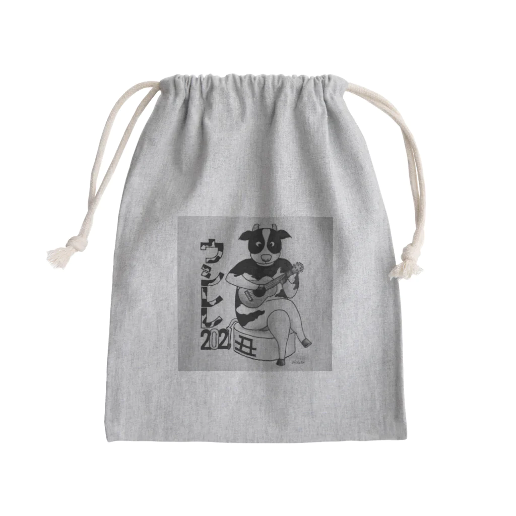 39Sの干支 ウシレレ Mini Drawstring Bag