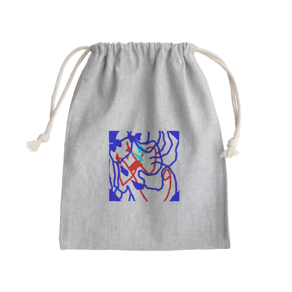 DREAMERの雑貨屋さんの酔っぱらって泣いた😢 Mini Drawstring Bag