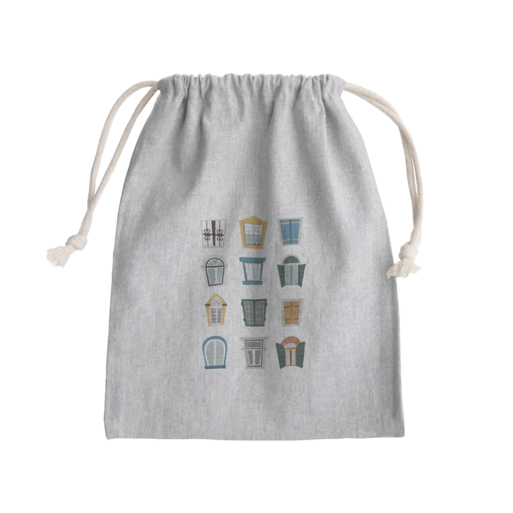 marikoの窓 まど mado Mini Drawstring Bag