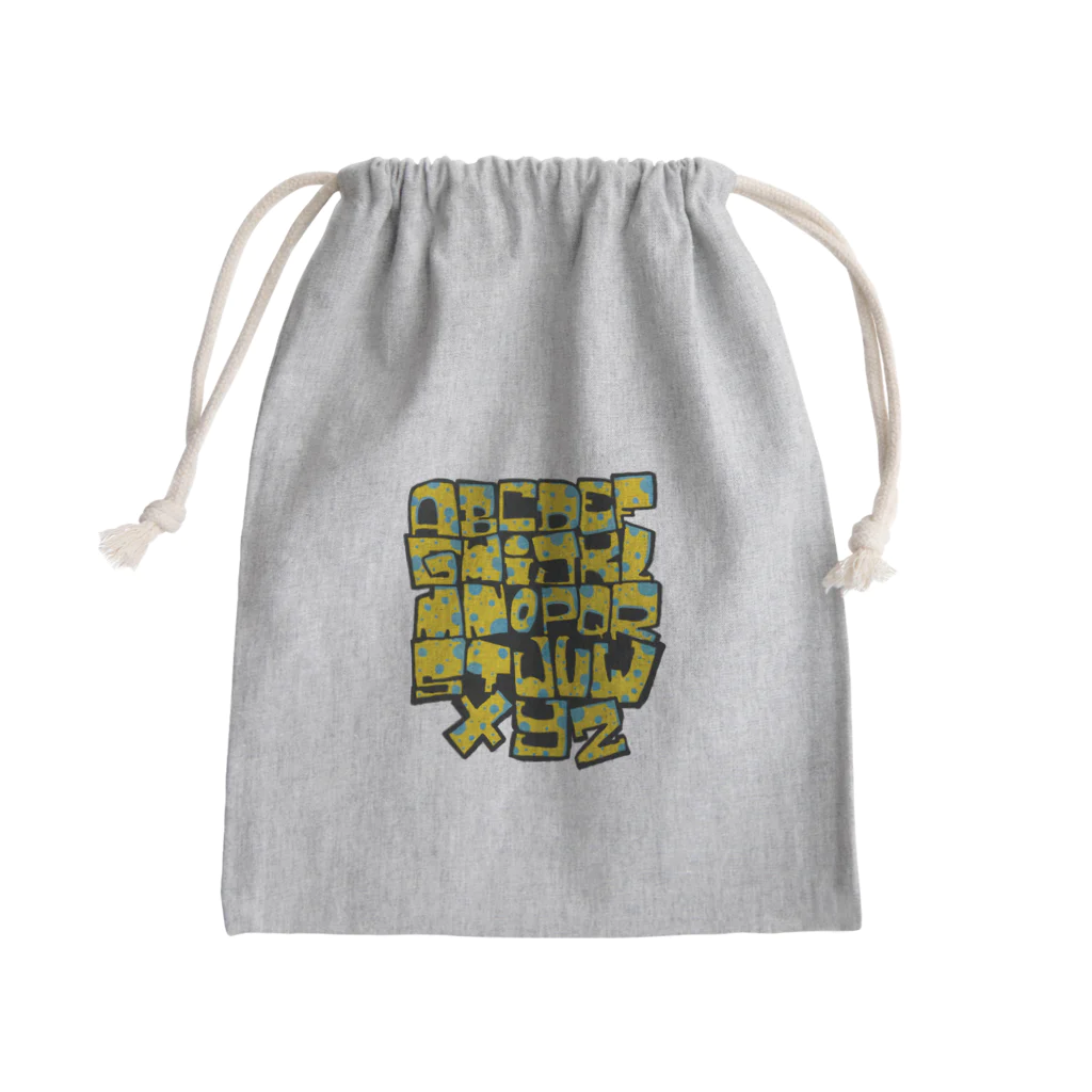 movement ill LifeのA〜Z アルファベット グラフティー Mini Drawstring Bag