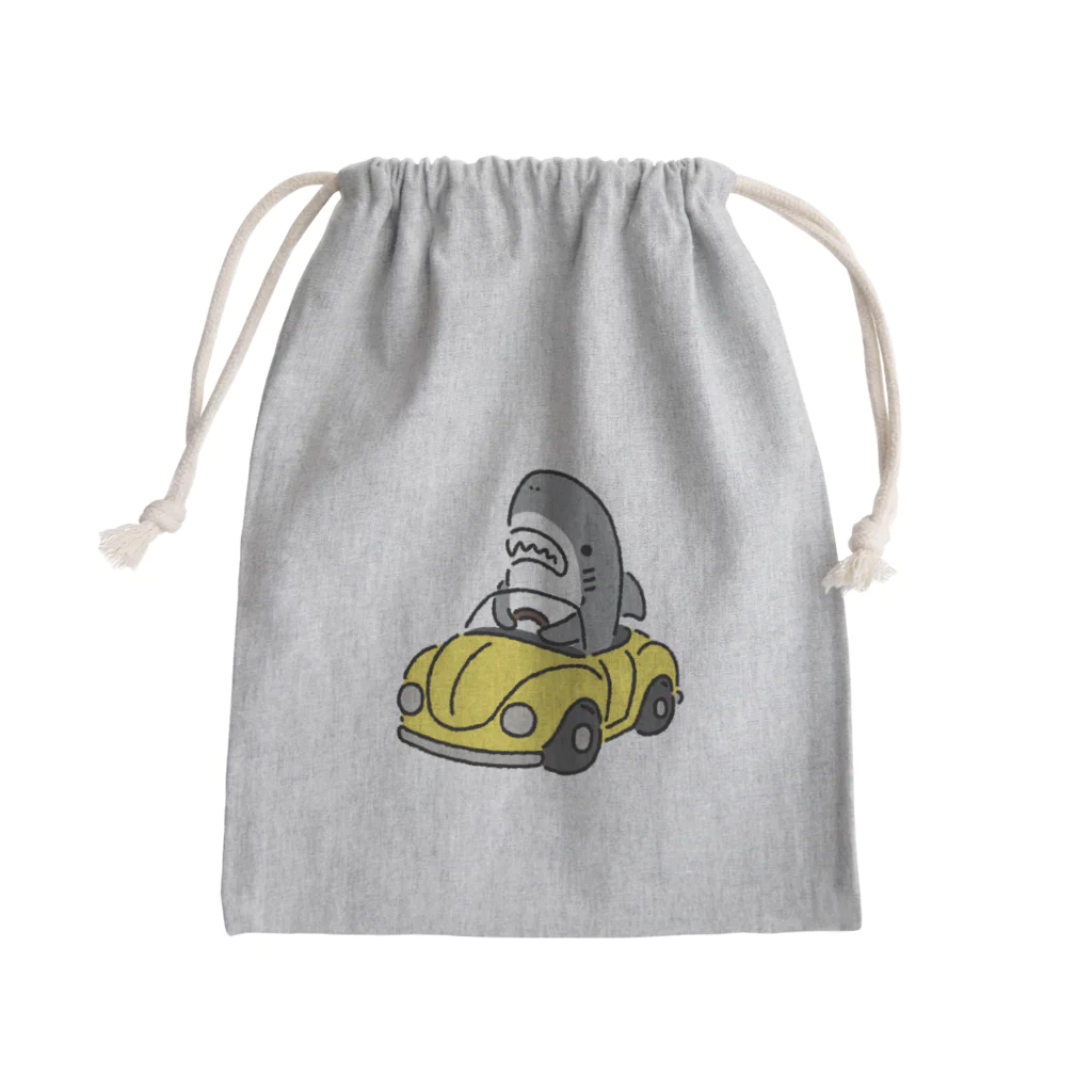 サメ わりとおもいの運転を覚えたサメ2021-2 Mini Drawstring Bag