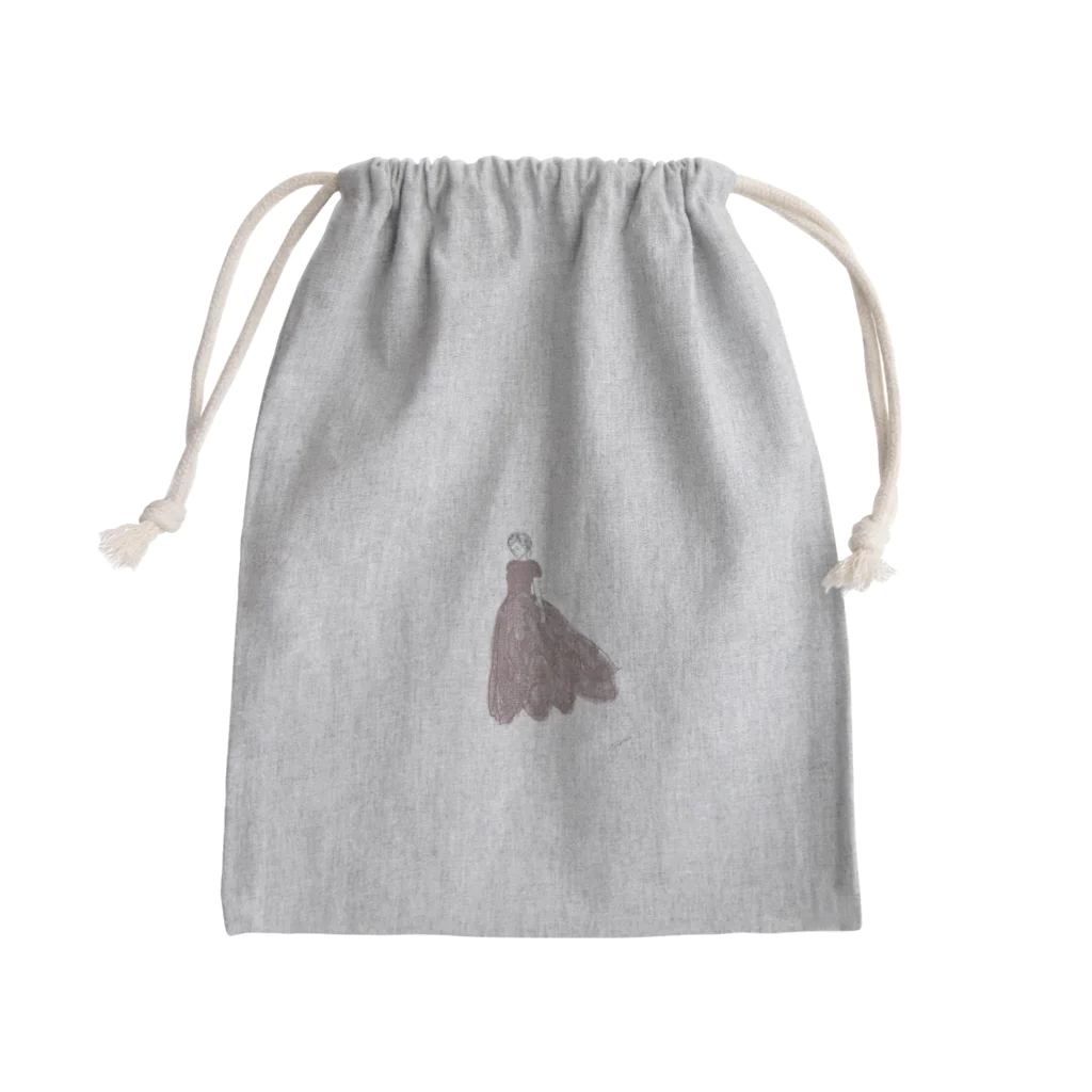 rilybiiのtulip lace dress Mini Drawstring Bag