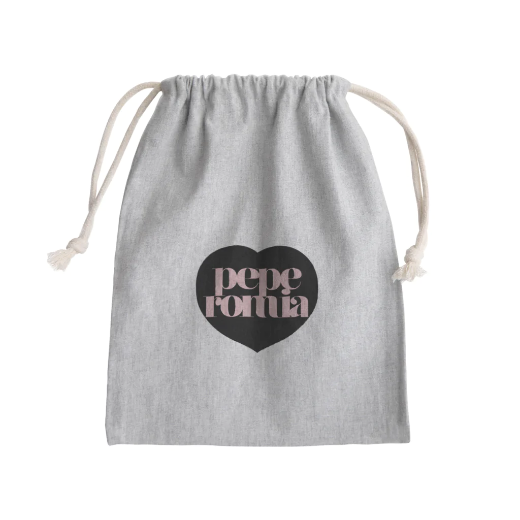 peperomia MINIの【2021年限定カラー】peperomiaのきんちゃん Mini Drawstring Bag