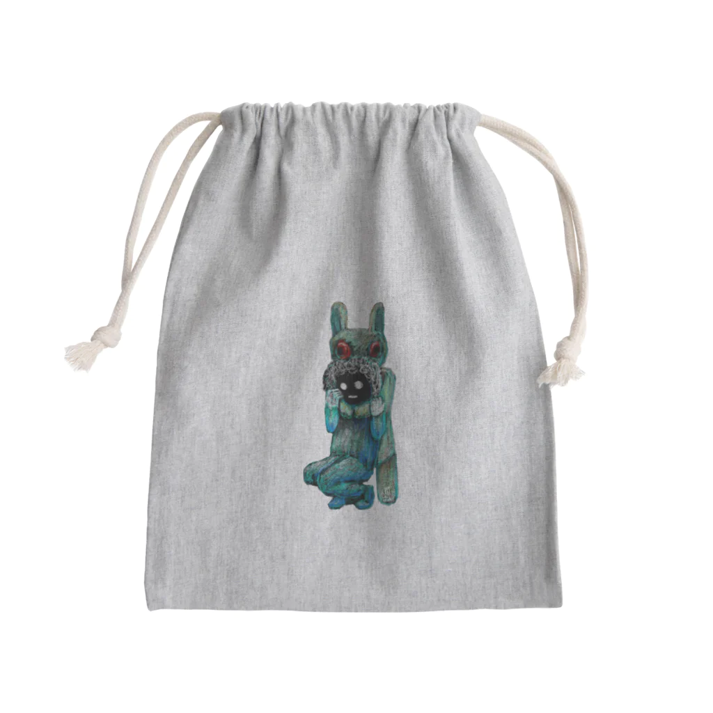 twobookhumanの『パペット』 Mini Drawstring Bag