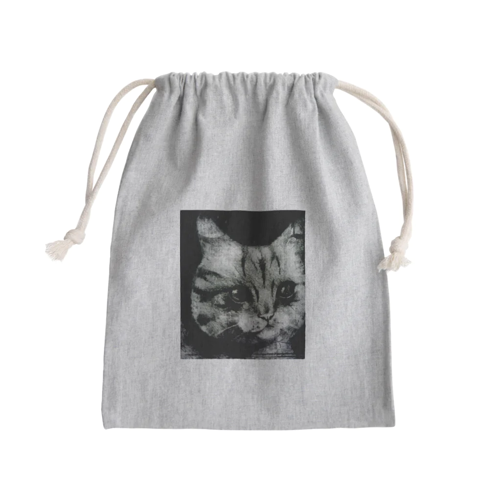 hanaishiの猫 Mini Drawstring Bag