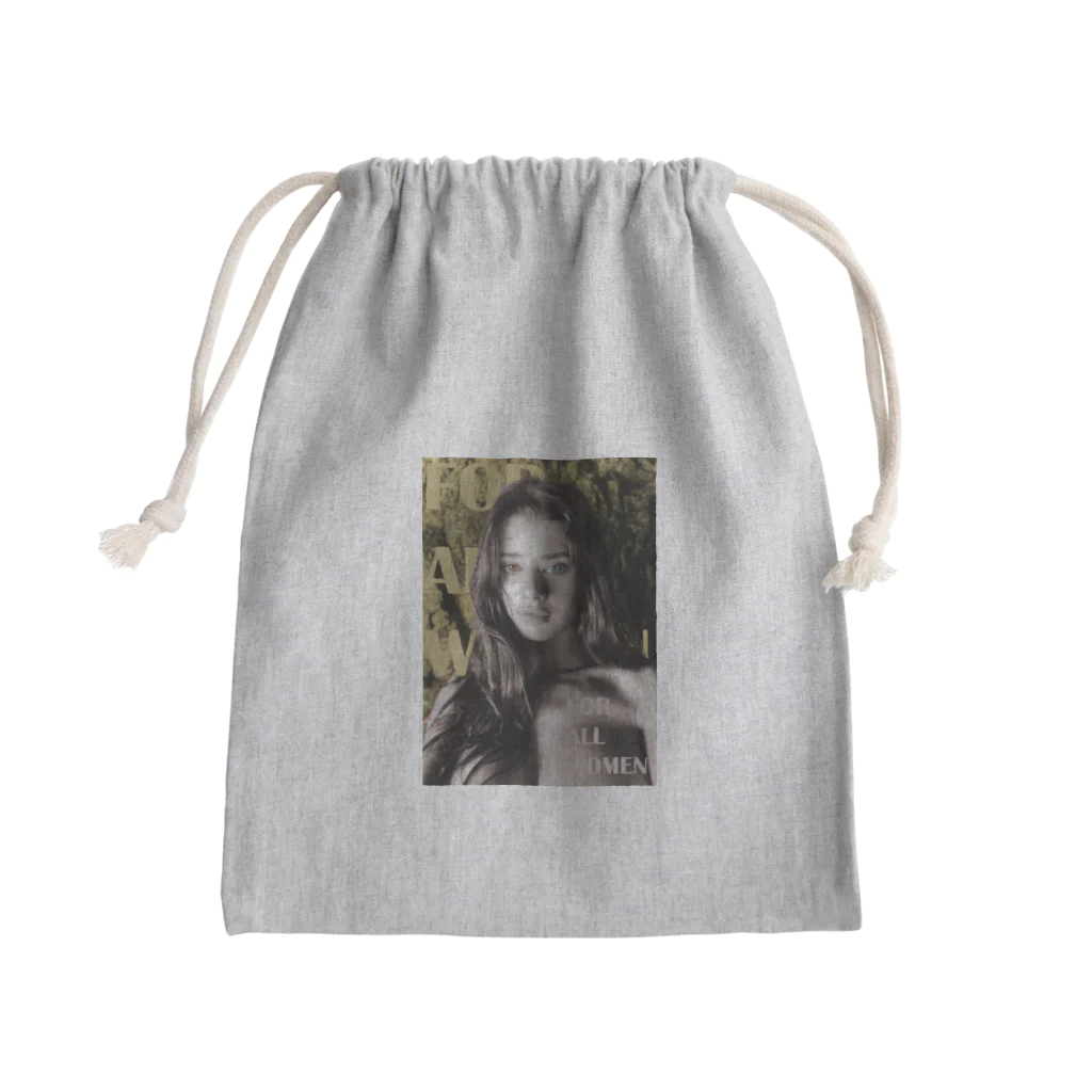 Yuta YoshiのFor all women Mini Drawstring Bag