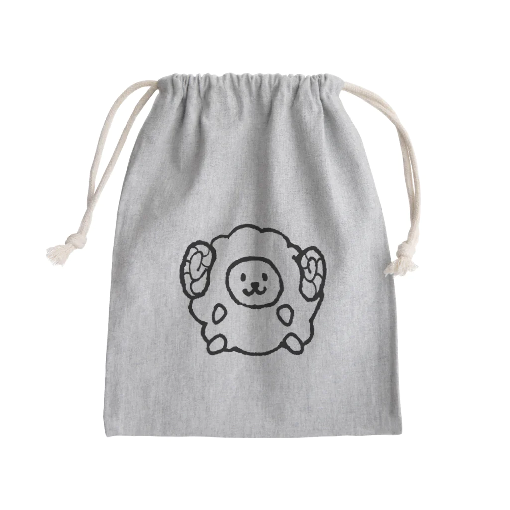 鎖骨ちゃんの鎖骨ちゃん（前） Mini Drawstring Bag