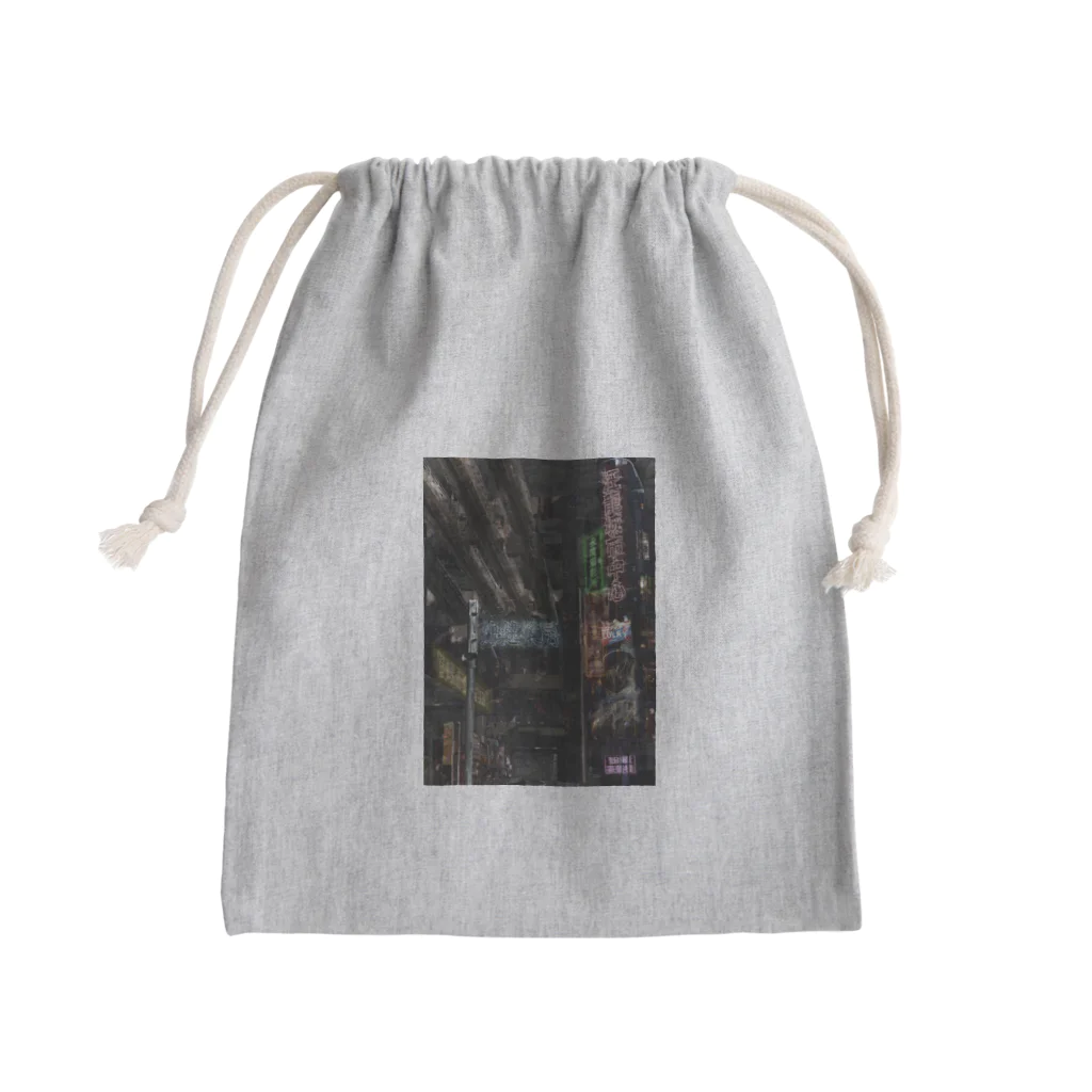 aero_acidのcyberpunk  tarminal Mini Drawstring Bag