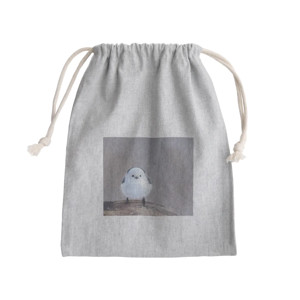 Pometoのシマエナガ Mini Drawstring Bag