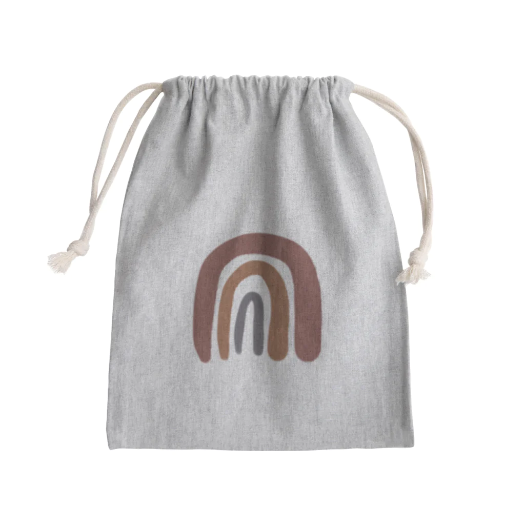 katrina36のブラウンレインボー Mini Drawstring Bag