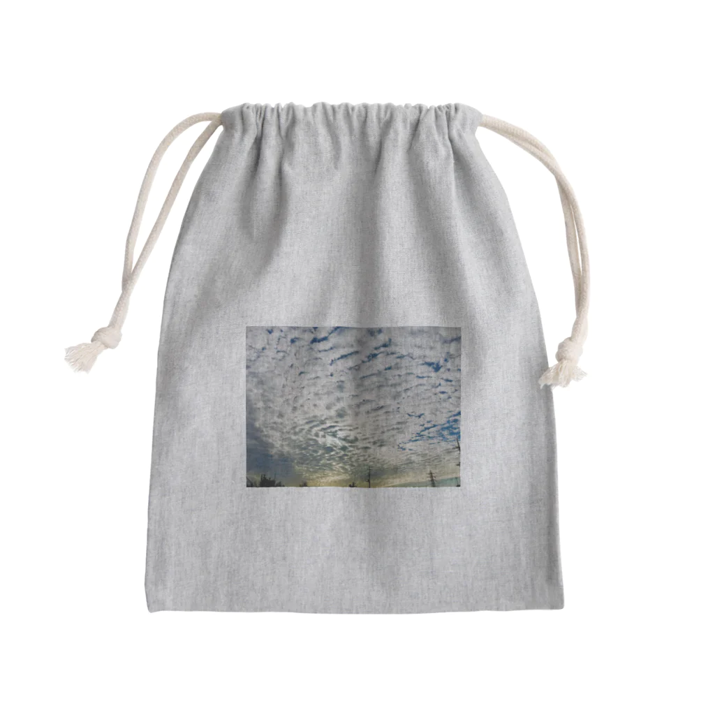 DAIPUKUの夕焼け曇 Mini Drawstring Bag