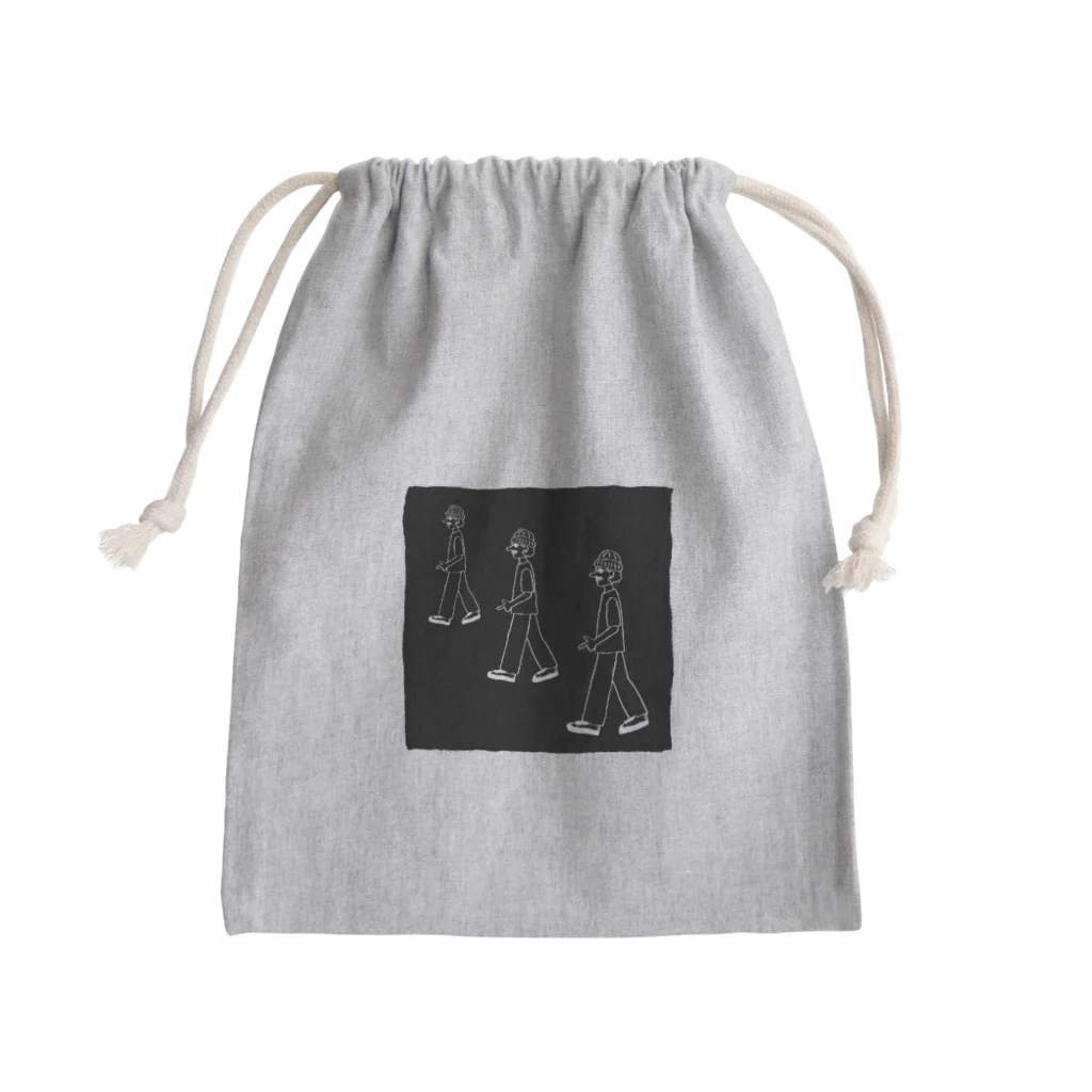 AIC(ｱｲｸ)のTAKE THE INITIATIVE.(白字) Mini Drawstring Bag