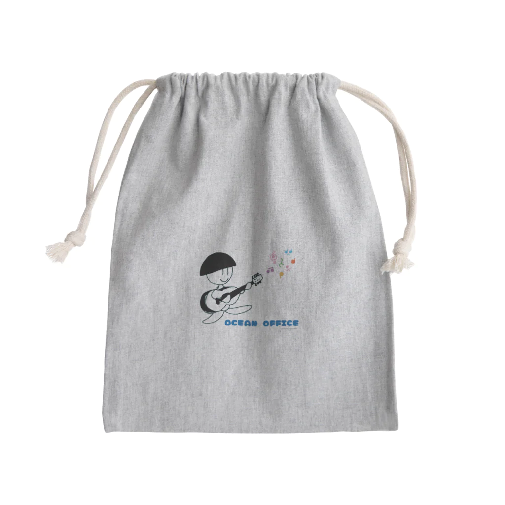 OCEAN OFFICEのギタークボちゃん Mini Drawstring Bag