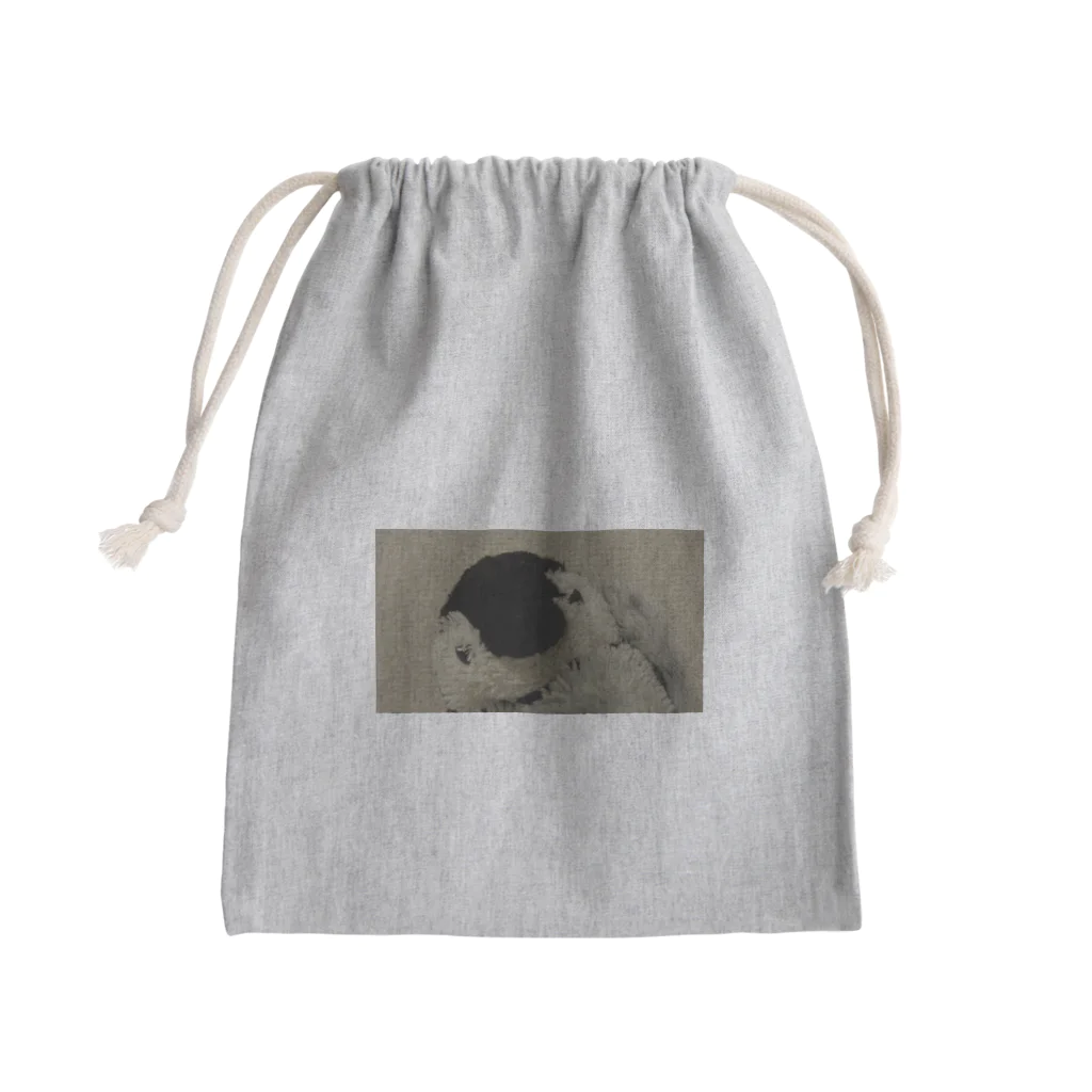 ペンギンやさん🐧💫の実写のひなちゃん Mini Drawstring Bag