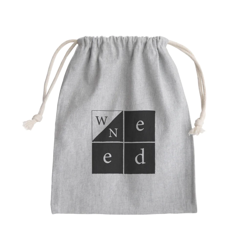 We Need のお店のWe Need Mini Drawstring Bag