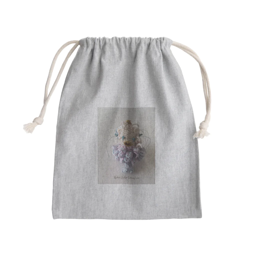 リシェコシェタティングレースのプリティアマビエちゃん Mini Drawstring Bag